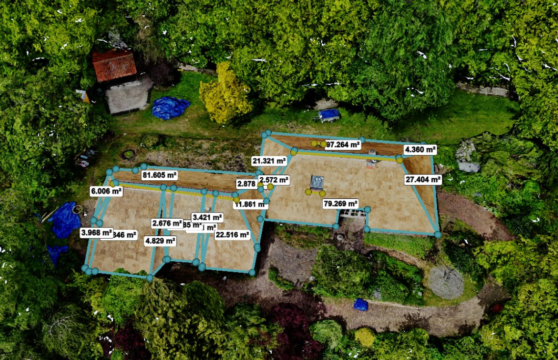 Drone-inmeting met 3D-model